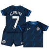 Conjunto (Camiseta+Pantalón Corto) Chelsea Sterling 7 Segunda Equipación 23-24 - Niño